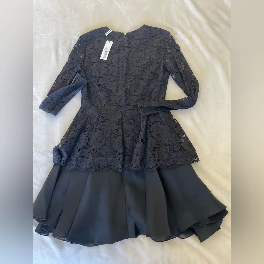 Cushnie Et Ochs Whimsical Silk Lace Sierra Dress - Picture 10 of 14